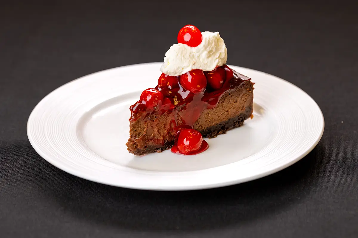 black forest cheesecake