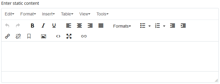 screenshot of a wysiwyg editor