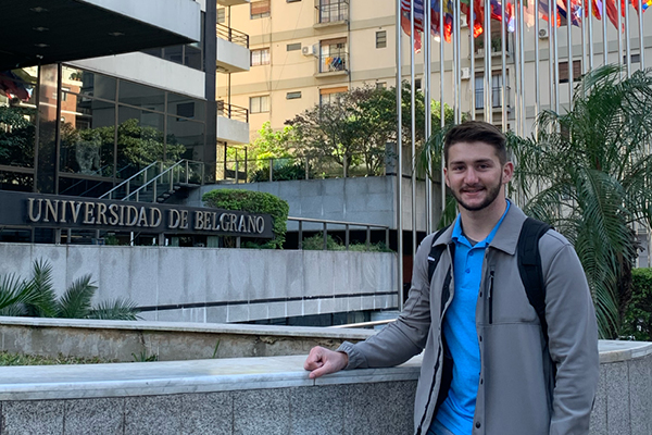 student studying abroad in Argentina