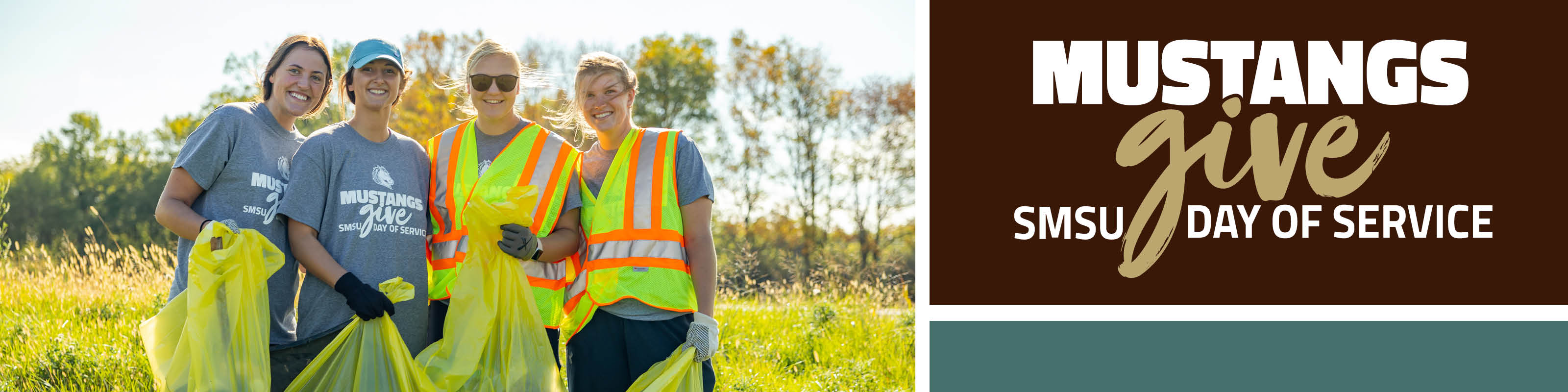 Mustangs Give - SMSU Day of Service