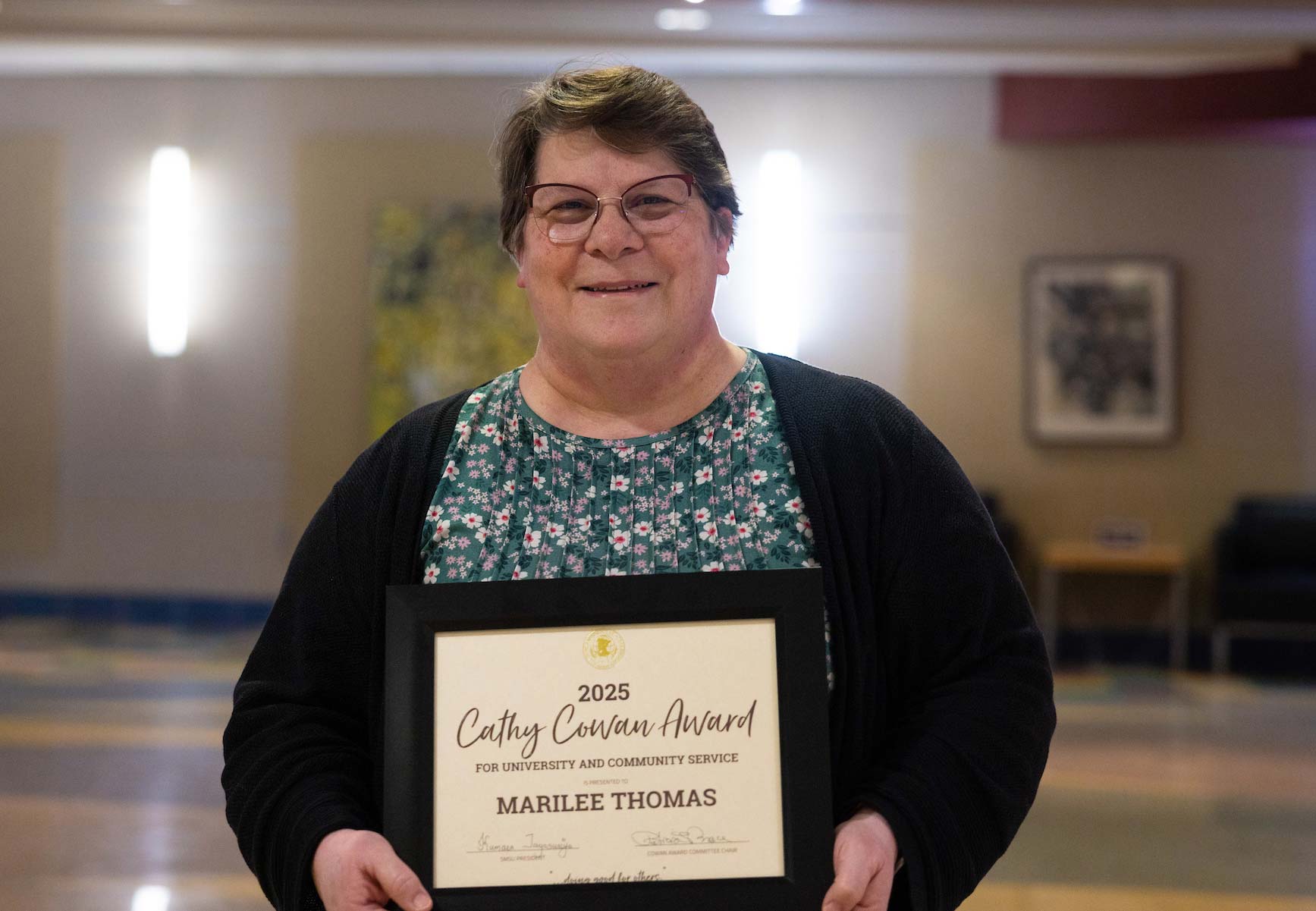 Marilee Thomas, 2025 Cowan Award Recipient